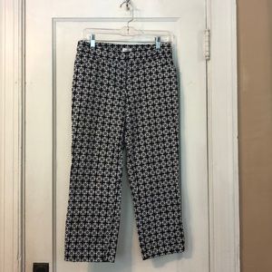 Patterned cropped pants